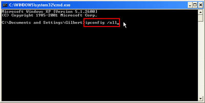 ipconfig