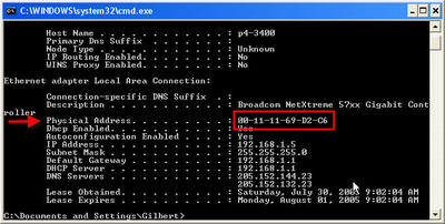 5 Como obtener tu MAC Address