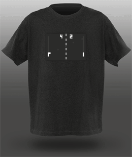Remera Pong Animada