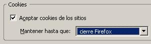 Bloquear las Cookies