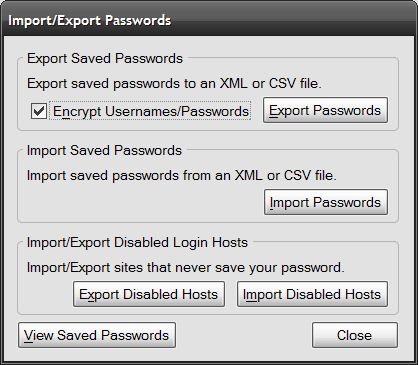 Password Exporter