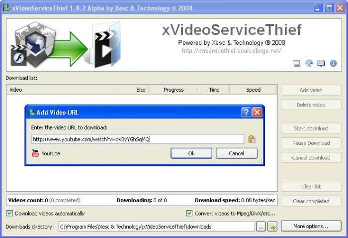 Descarga vídeos en Internet con xVideoServiceThief 3 xvideo01 Descarga vídeos en Internet con xVideoServiceThief