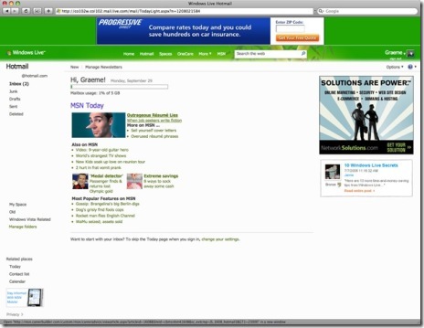 nuevohotmail thumb Microsoft lanza nueva versión revitalizada de Hotmail