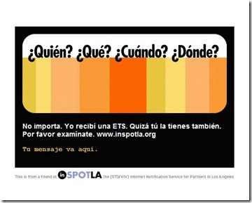 Comunica a tus parejas que quizá los contagiaste con una enfermedad de transmisión usando postales de Internet std2 Comunica a tus parejas que quizá los contagiaste con una enfermedad de transmisión usando postales de Internet
