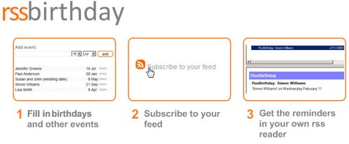 RSSBirthday te recuerda las fechas importantes por RSS rssbirthday RSSBirthday te recuerda las fechas importantes por RSS