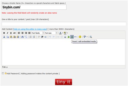 Tinybin: Crea artículos con videos y fotos en minutos enlace Tinybin: Crea artículos con videos y fotos en minutos