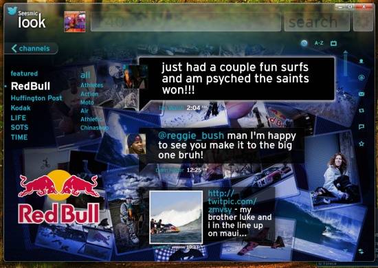 Seesmic Look, un excelente cliente Twitter para Windows 7 seesmiclookredbull Seesmic Look, un excelente cliente Twitter para Windows 7