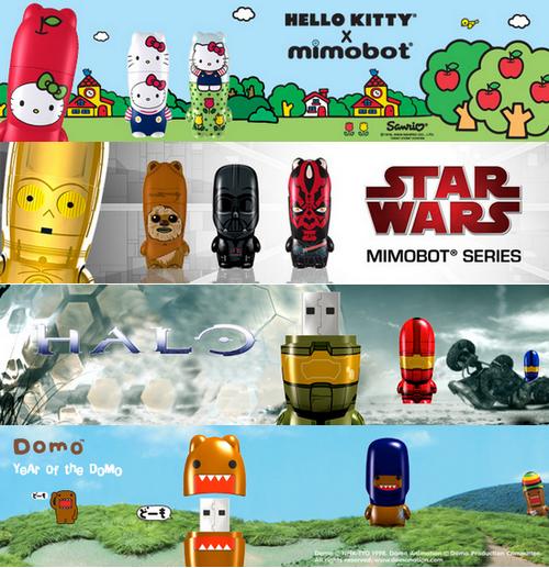 Memorias USB de Halo, Star Wars, Domo y Hello Kitty memoria usb Memorias USB de Halo, Star Wars, Domo y Hello Kitty