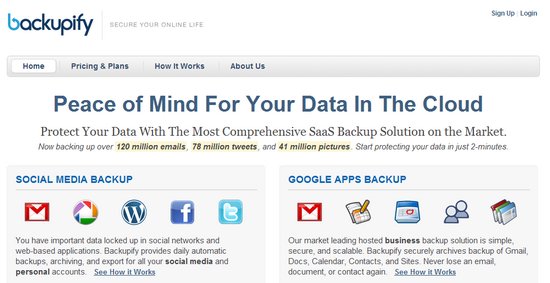 backupify Backupify: Crea respaldos de tu información en todos tus servicios online