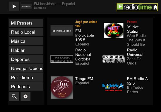 Busca radios online de todo el mundo con RadioTime radiotime Busca radios online de todo el mundo con RadioTime