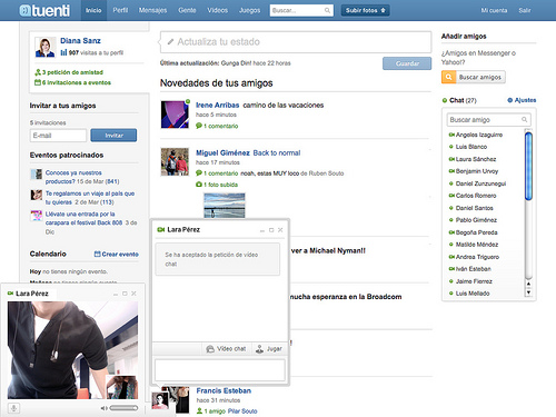 Tuenti estrena su videochat! tuenti videochat Tuenti estrena su videochat!
