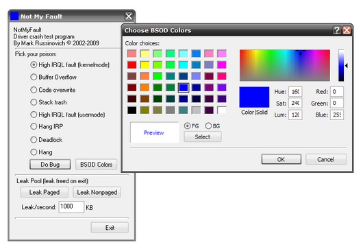 Como cambiar el color de las Pantallas de la Muerte en Windows cambiar color bsod Como cambiar el color de las Pantallas de la Muerte en Windows