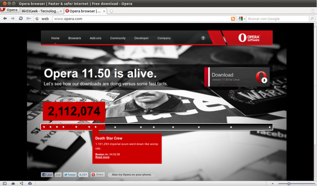 opera 620x364 Opera llega a 200 millones de usuarios y lanza la versión 11.50