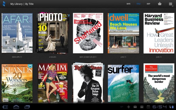 Zinio llega al Android Market con miles de revistas digitales zinio 615x384 Zinio llega al Android Market con miles de revistas digitales