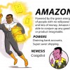Las grandes potencias de internet como superhéroes