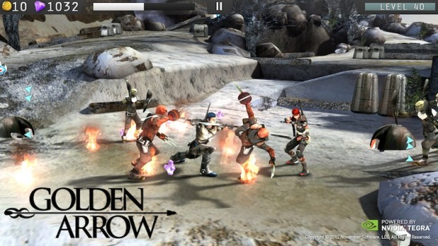 GoldenArrow integrates games 620x349 [MWC 2012] Video: The power of NVIDIA Tegra 3