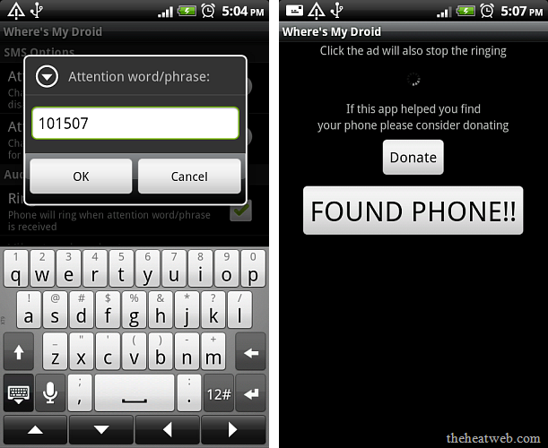  Wheres My Droid Found Phone Applications to improve the security of your Android 
