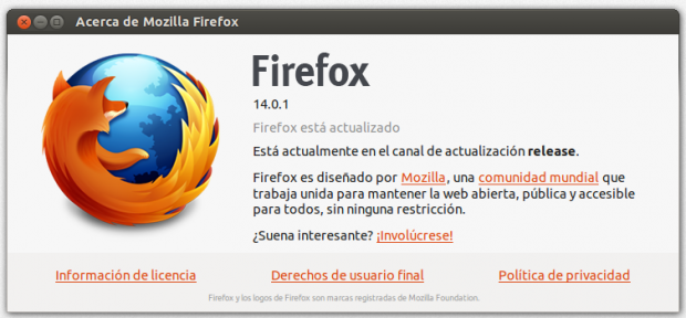 Firefox 14, ahora disponible con búsquedas protegidas Captura de pantalla de 2012 07 18 080641 620x288 Firefox 14, ahora disponible con búsquedas protegidas