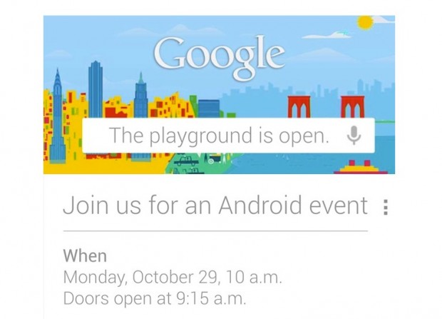 Google anunció un evento Android para el 29 de octubre 1 620x447 Google anunció un evento Android para el 29 de octubre