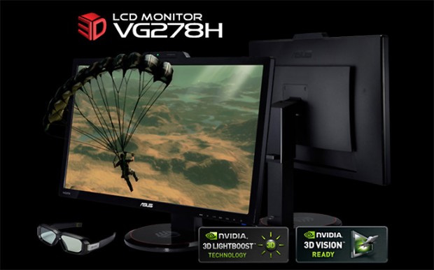 asus monitor 620x386 vg278h How can we use our PC to play in 3D?