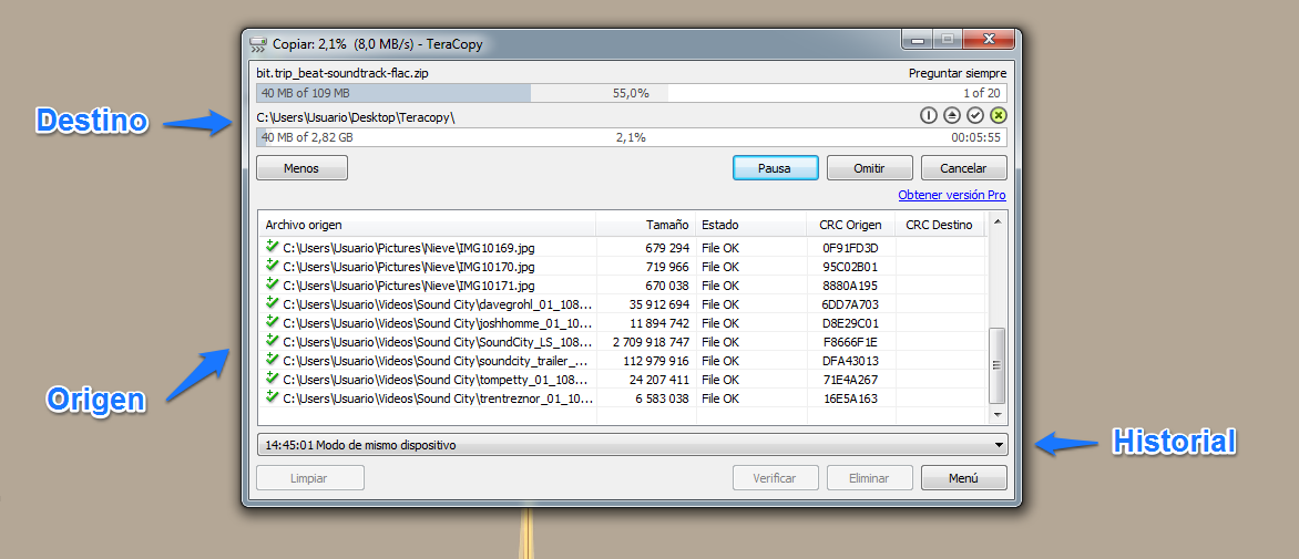 22 Teracopy, the best tool to quickly copy files (Windows) 