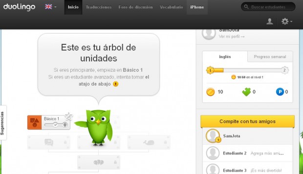 Duolingo 620x357 The best social networking online language learning