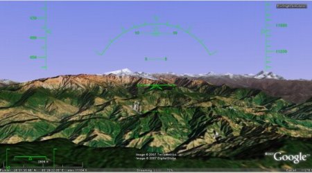 Simulador de vuelo oculto en Google Earth