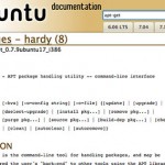 ubuntu man page repository