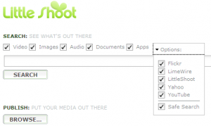 LittleShoot - Barra de Búsqueda