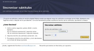 Sincronizar Subtitulos