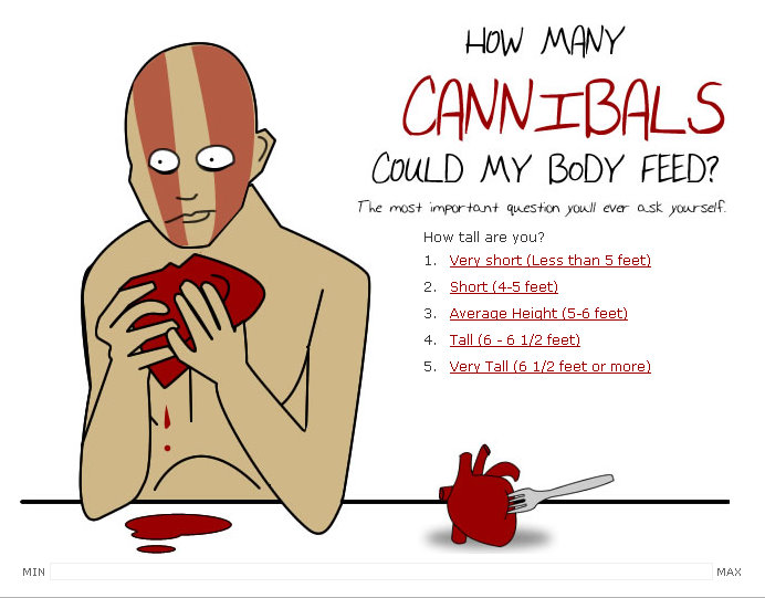 ¿Cuántos Caníbales puedes alimentar con tu cuerpo?
