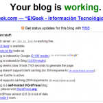 Is My Blog Working?