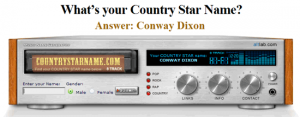 Country Star Name