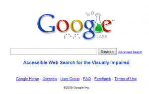 Google Accessible Web Search
