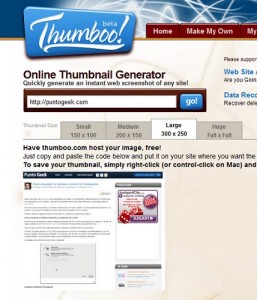 Captura imagenes con Thumboo
