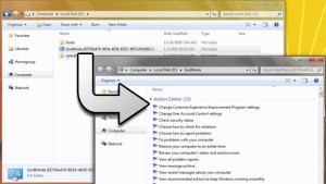 carpeta godmode de Windows 7