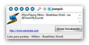 Twittea tu canción con @checkmysound