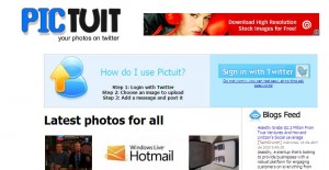 Tus imágenes en Twitter con PicTuit