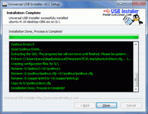 universal usb installer linux