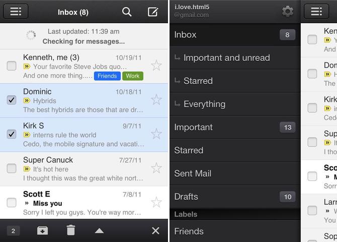 Push уведомления gmail ios